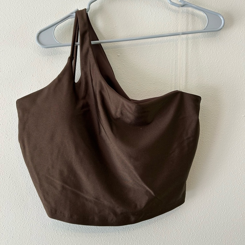 One Shoulder Sports Bra